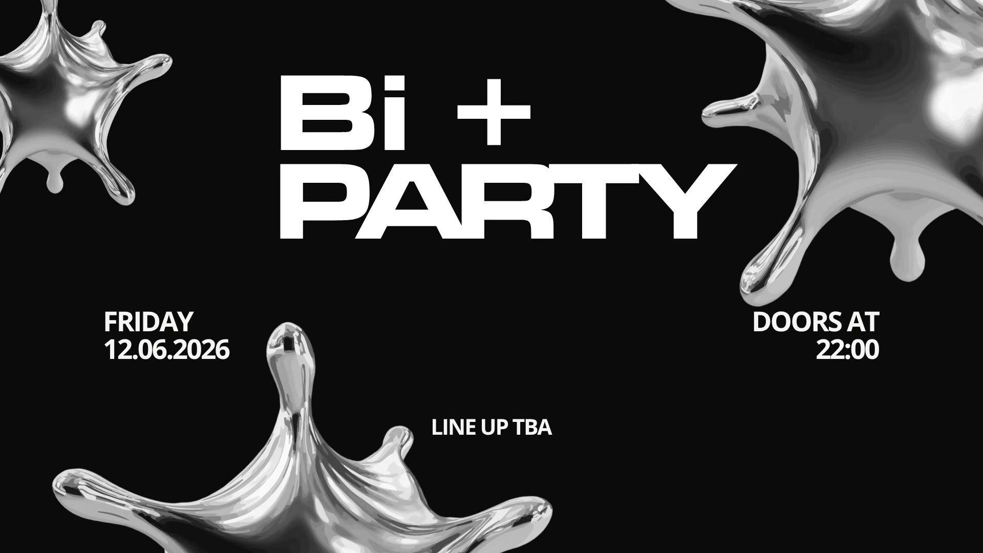 Корица за събитие Bi+ Party на 12.06