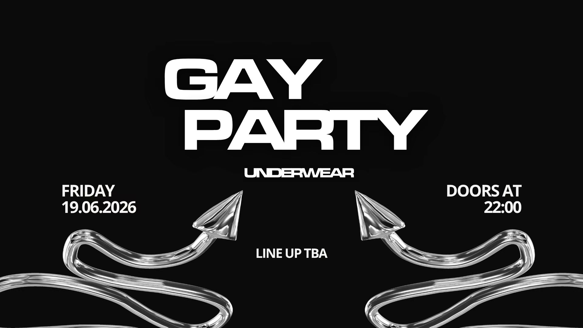 Корица за събитие Gay Party: Underwear на 19.06